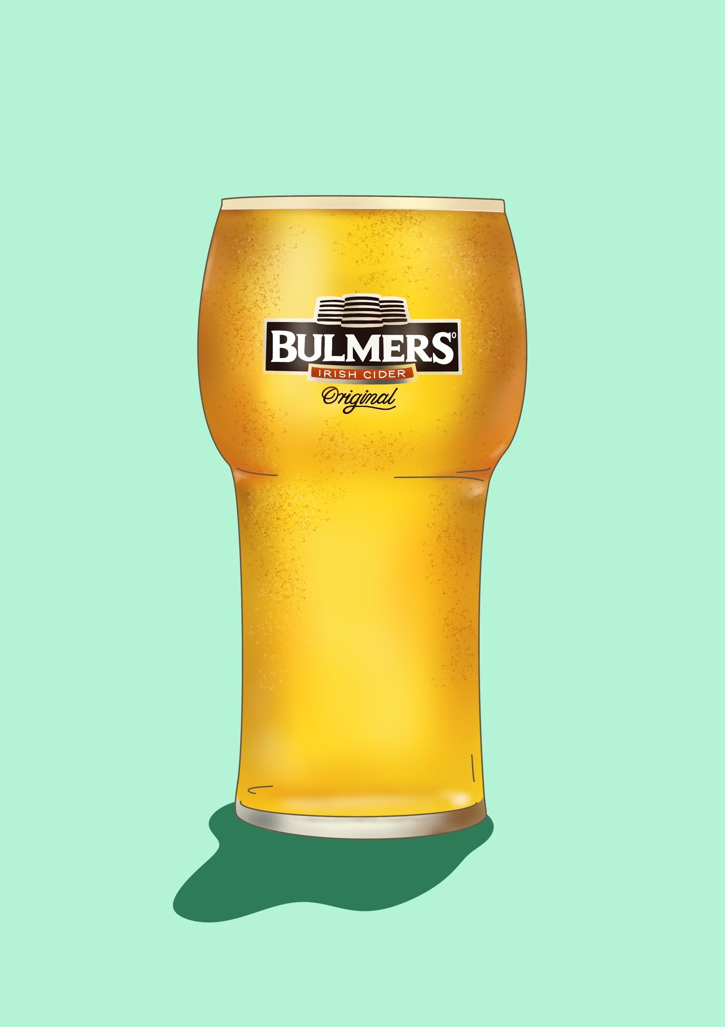 Bulmers Irish Cider Print: Pub Wall Art