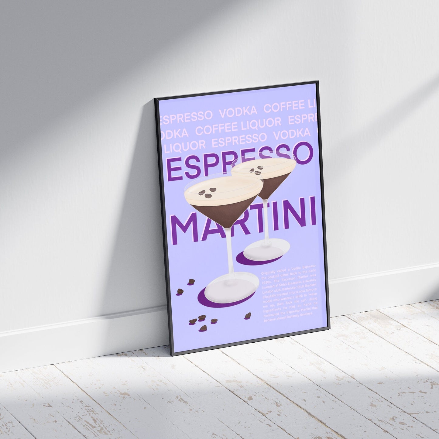 Espresso Martini Print | Cocktail Poster