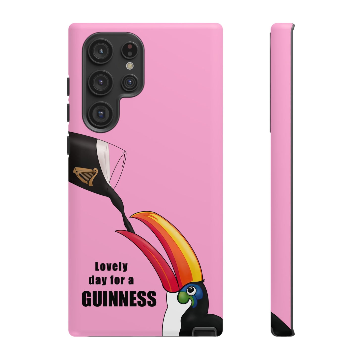 Pink Guinness Toucan Tough Irish Phone Case
