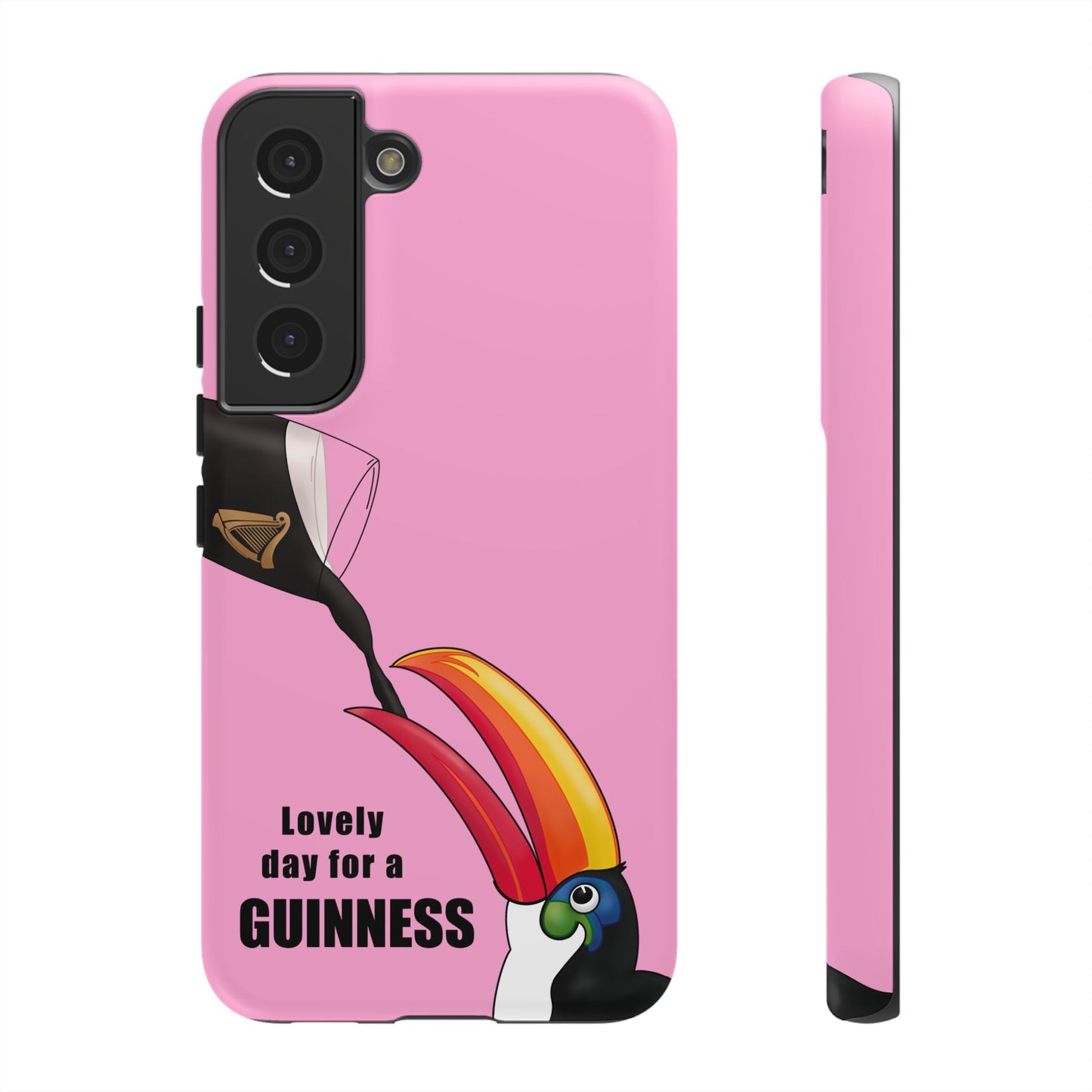 Pink Guinness Toucan Tough Irish Phone Case