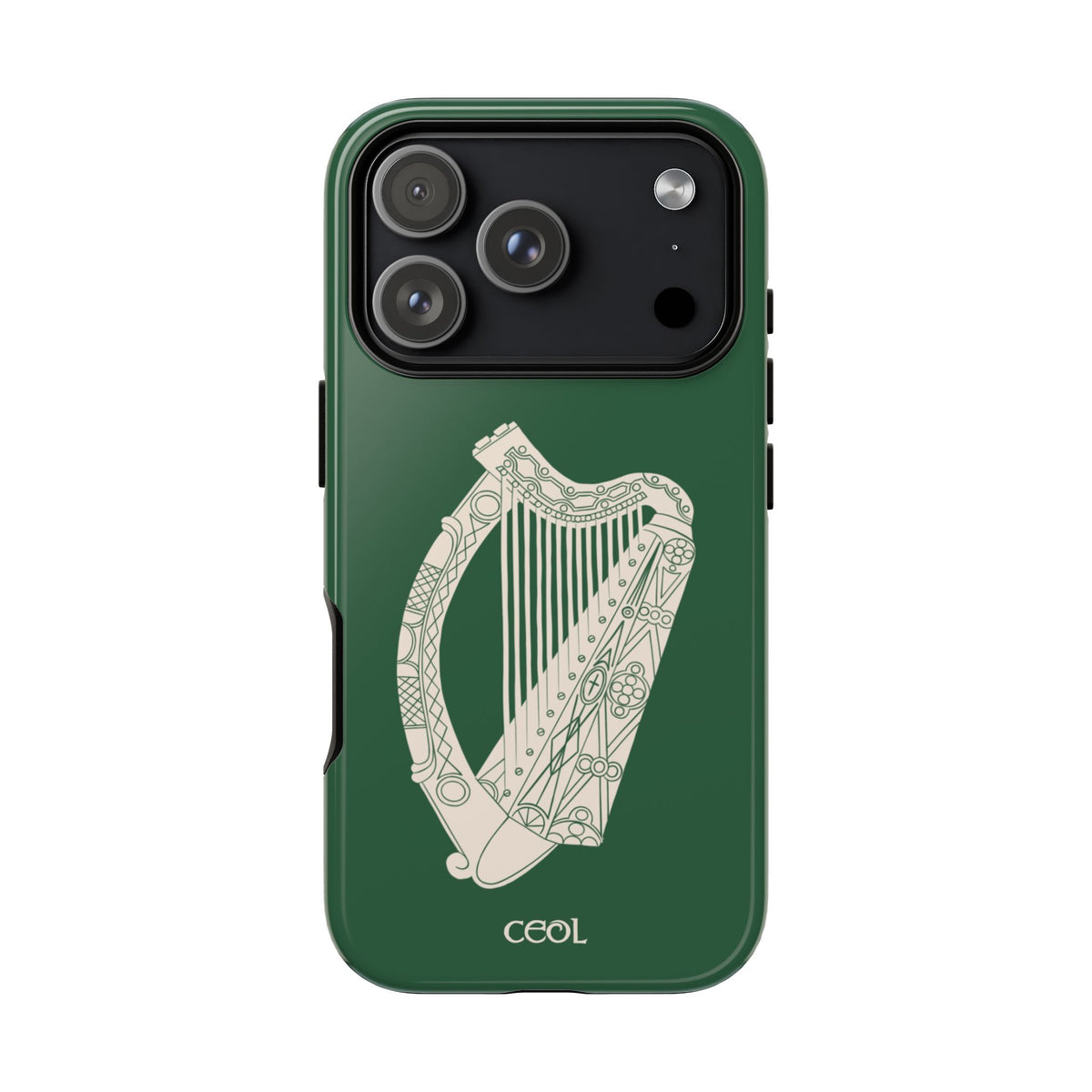 Celtic Harp Green