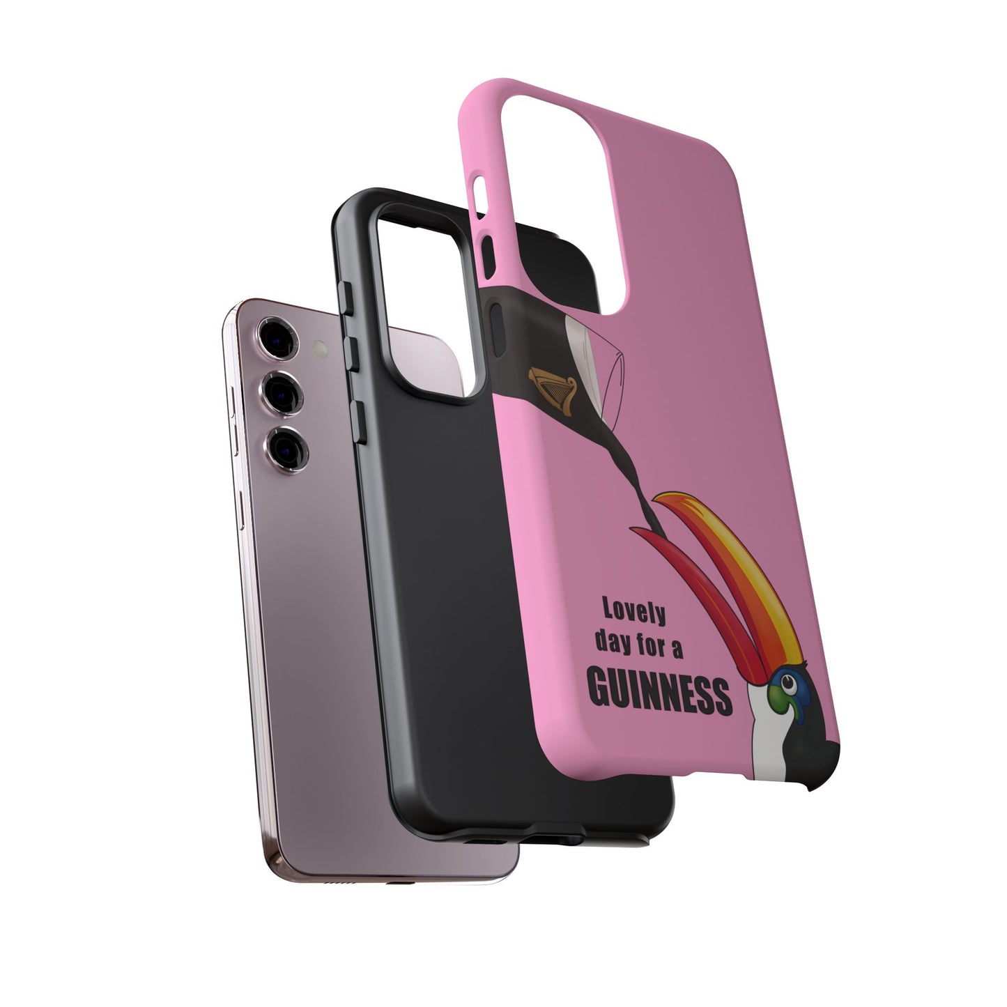 Pink Guinness Toucan Tough Irish Phone Case