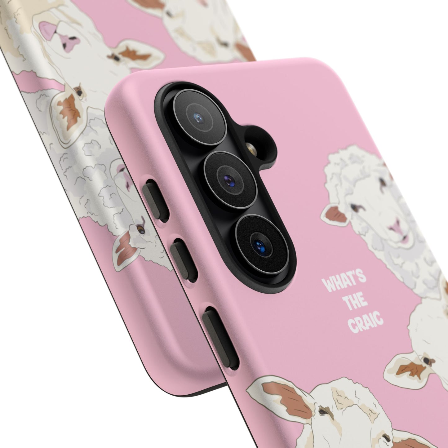 What's the Craic, Funny Sheep Pink Irish Phone Case