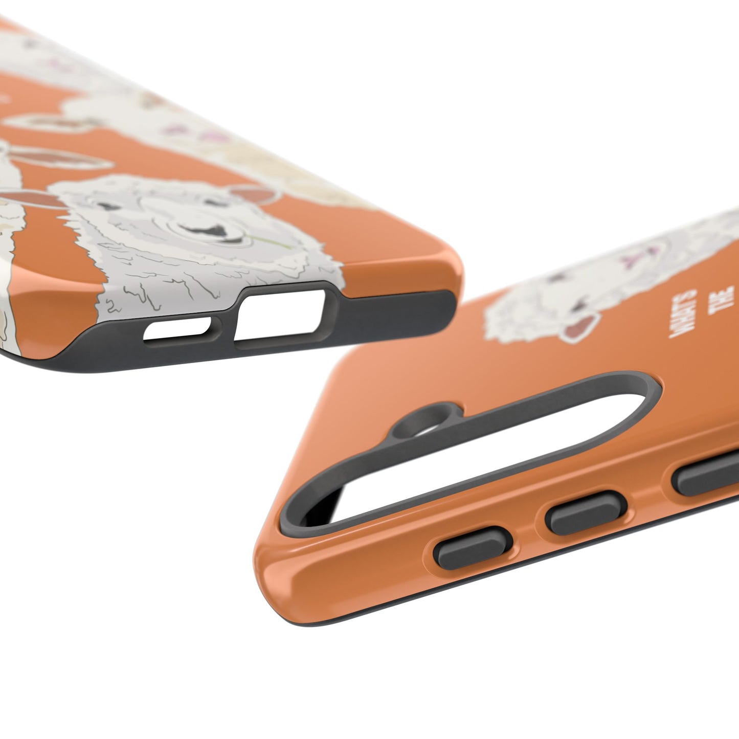 What's the Craic, Funny Sheep Burnt Orange Irish Phone Case