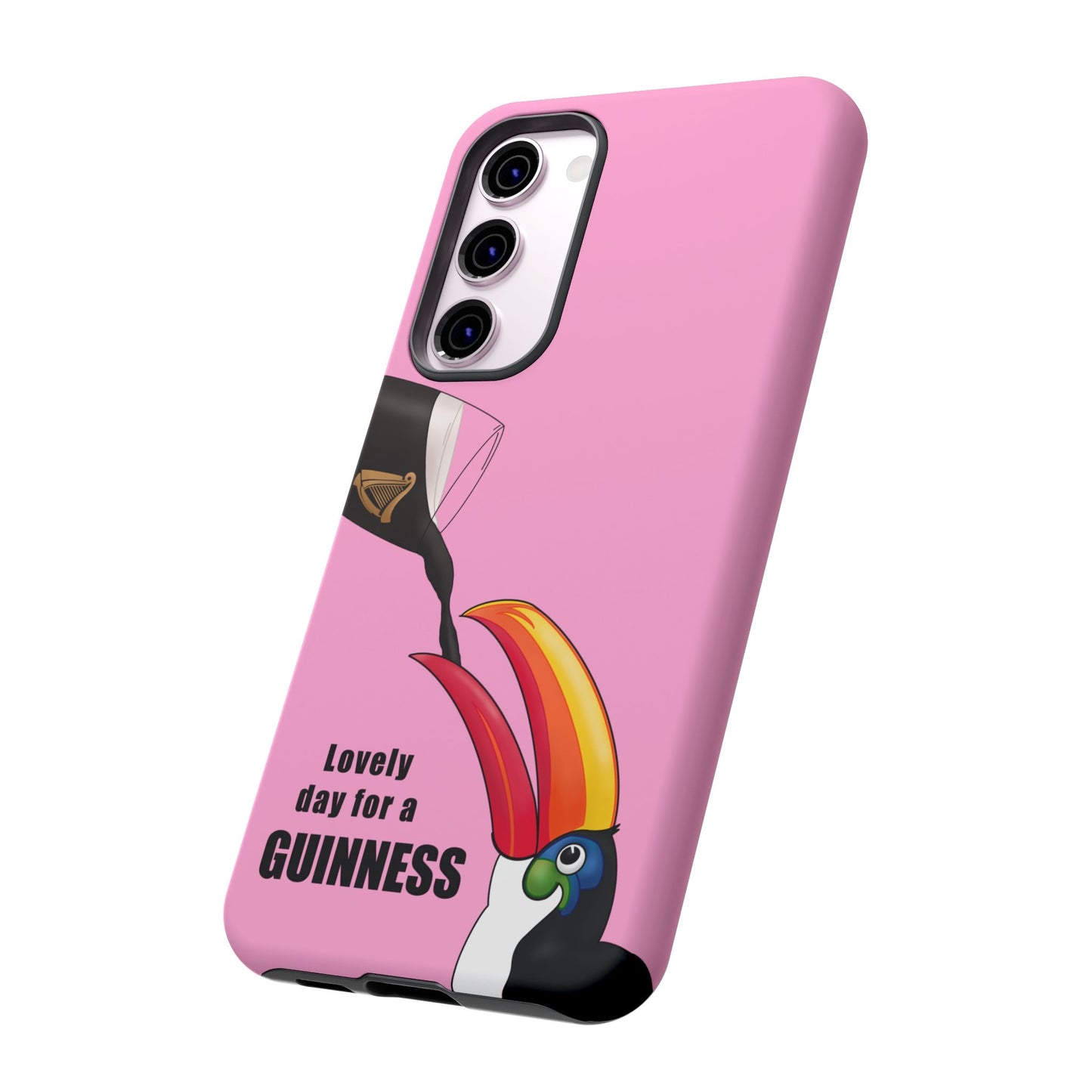 Pink Guinness Toucan Tough Irish Phone Case
