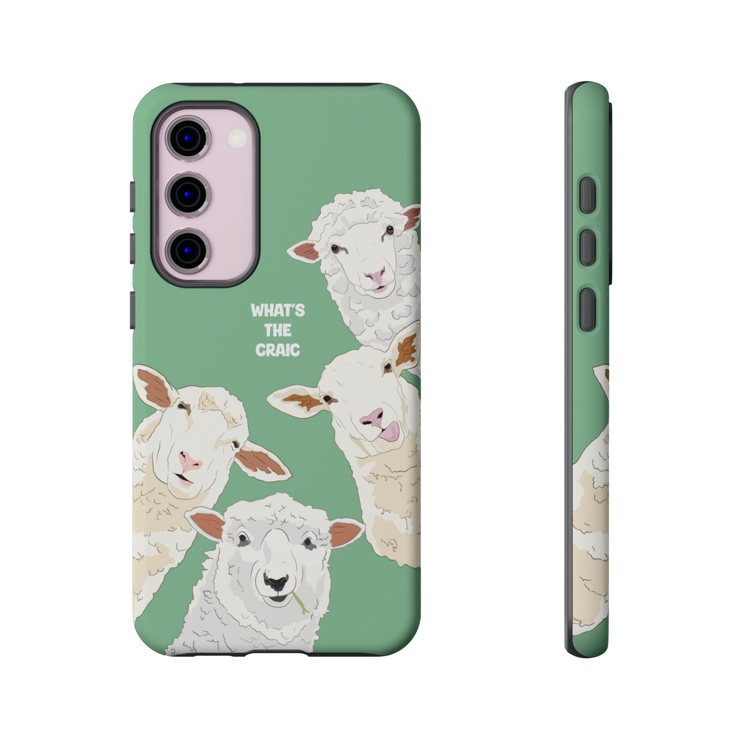 What's the Craic, Funny Sheep Green Irish Phone Case