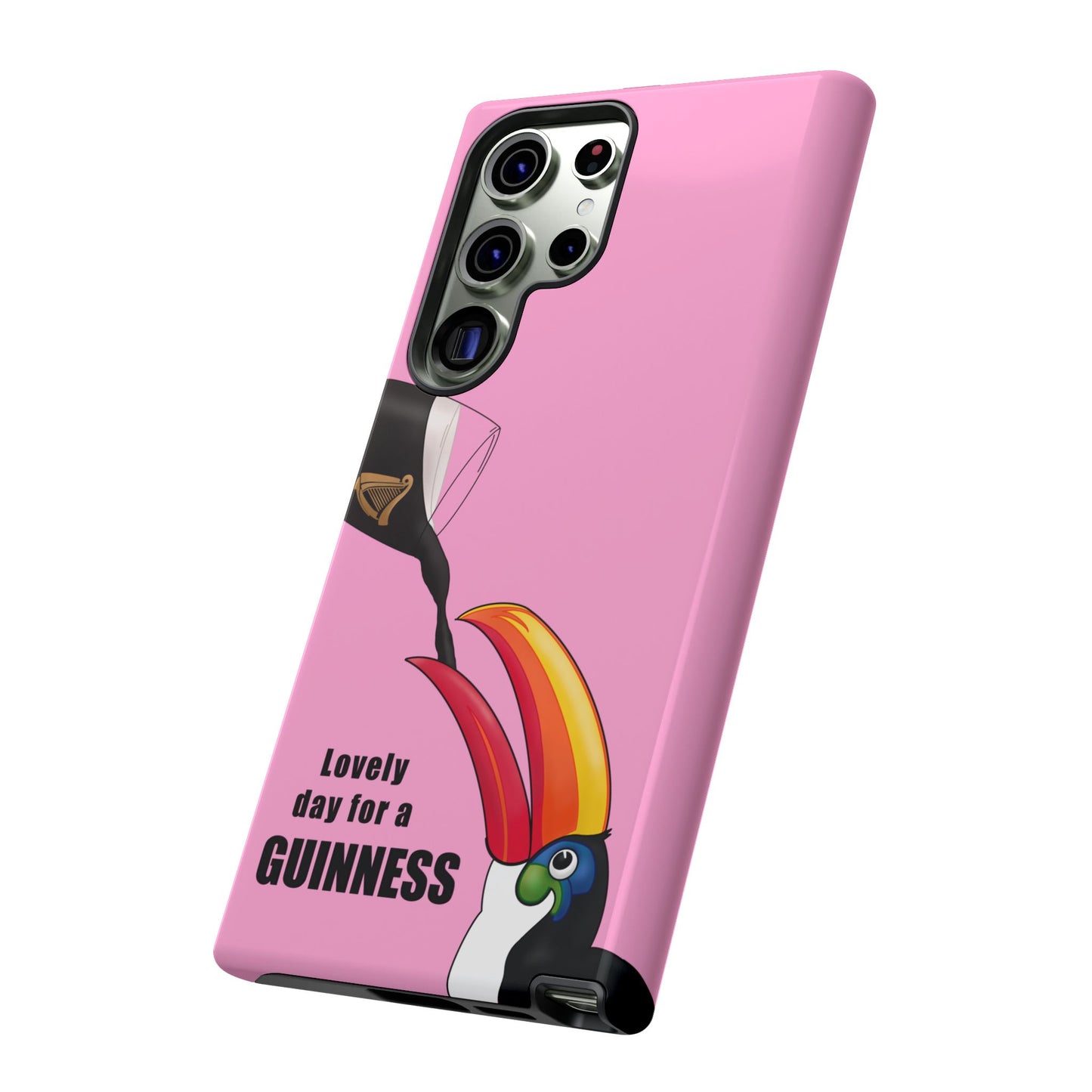 Pink Guinness Toucan Tough Irish Phone Case