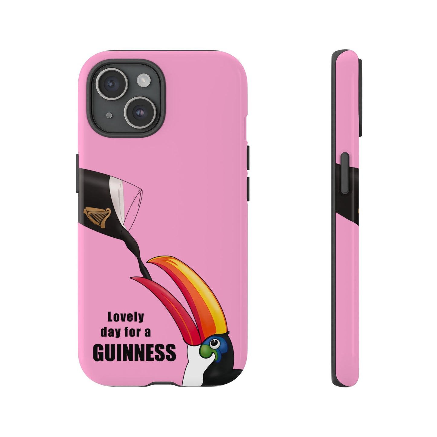 Pink Guinness Toucan Tough Irish Phone Case