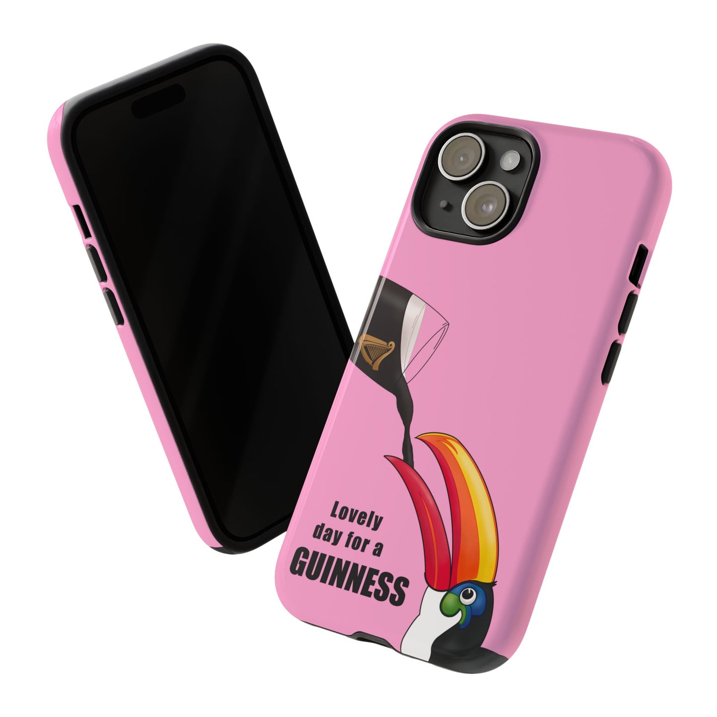 Pink Guinness Toucan Tough Irish Phone Case