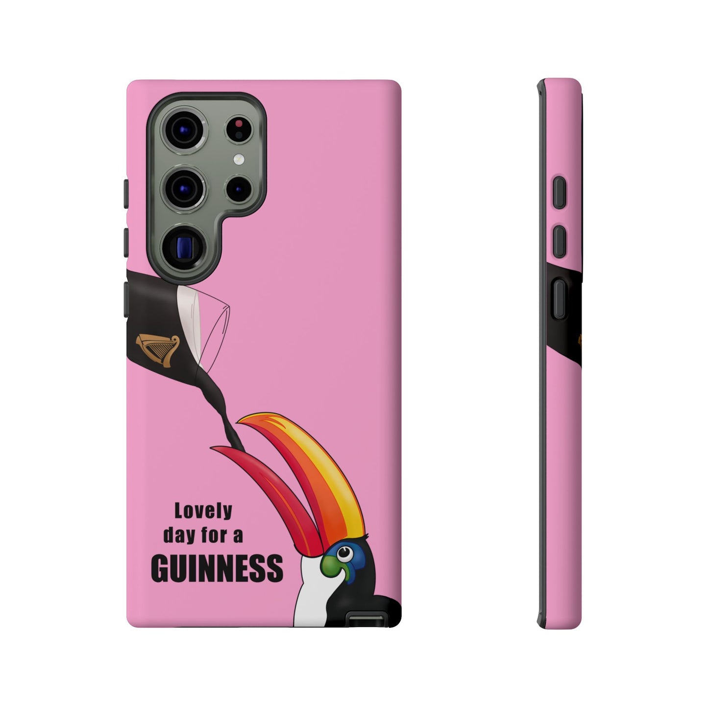 Pink Guinness Toucan Tough Irish Phone Case