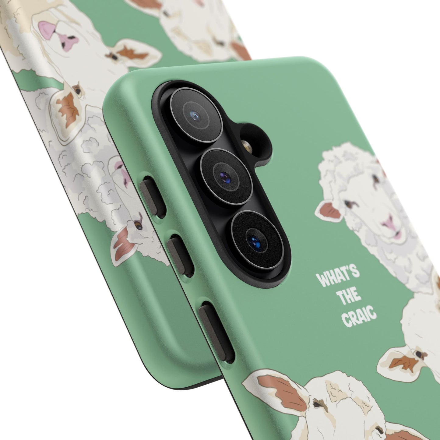 What's the Craic, Funny Sheep Green Irish Phone Case