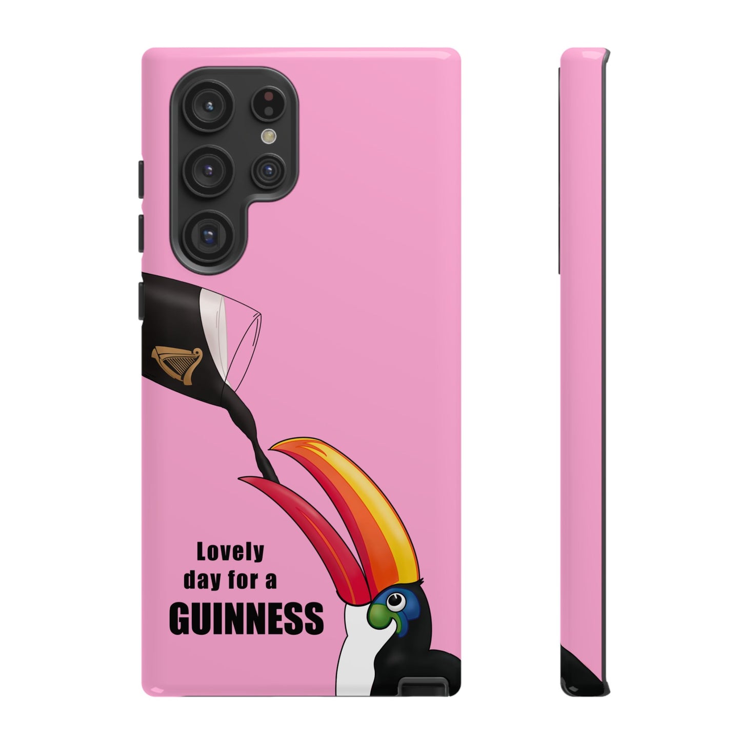 Pink Guinness Toucan Tough Irish Phone Case