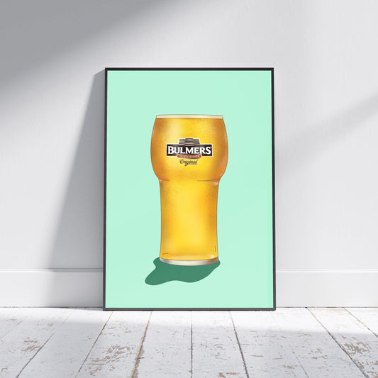 Bulmers Irish Cider Print: Pub Wall Art