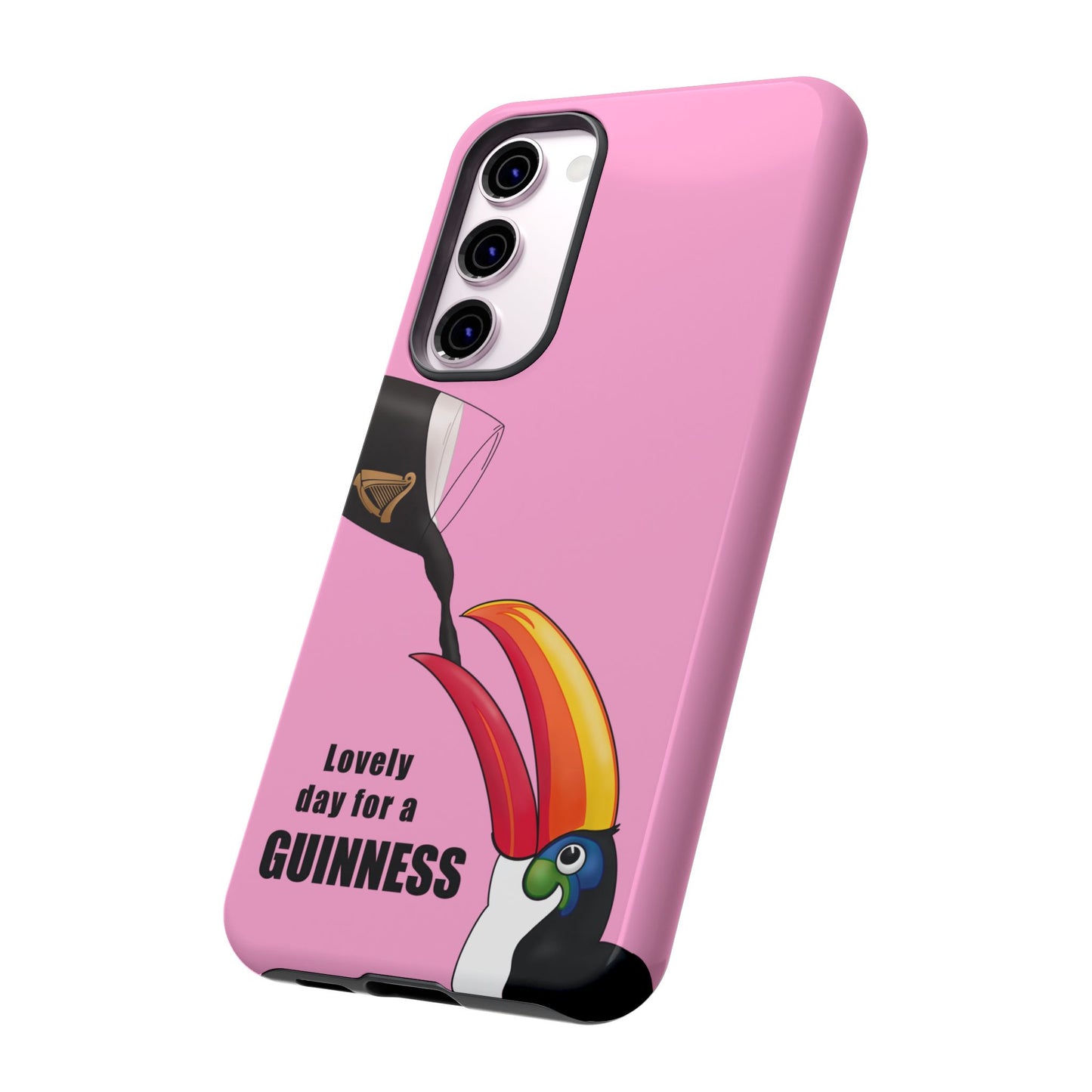 Pink Guinness Toucan Tough Irish Phone Case