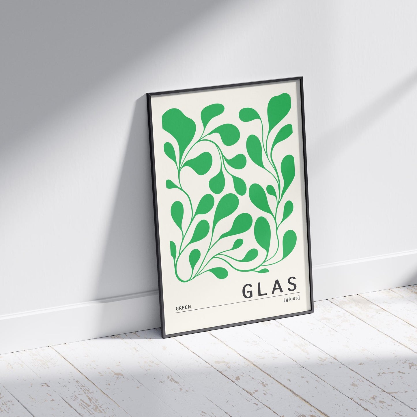 Green Irish Print - Glas. Irish colour art