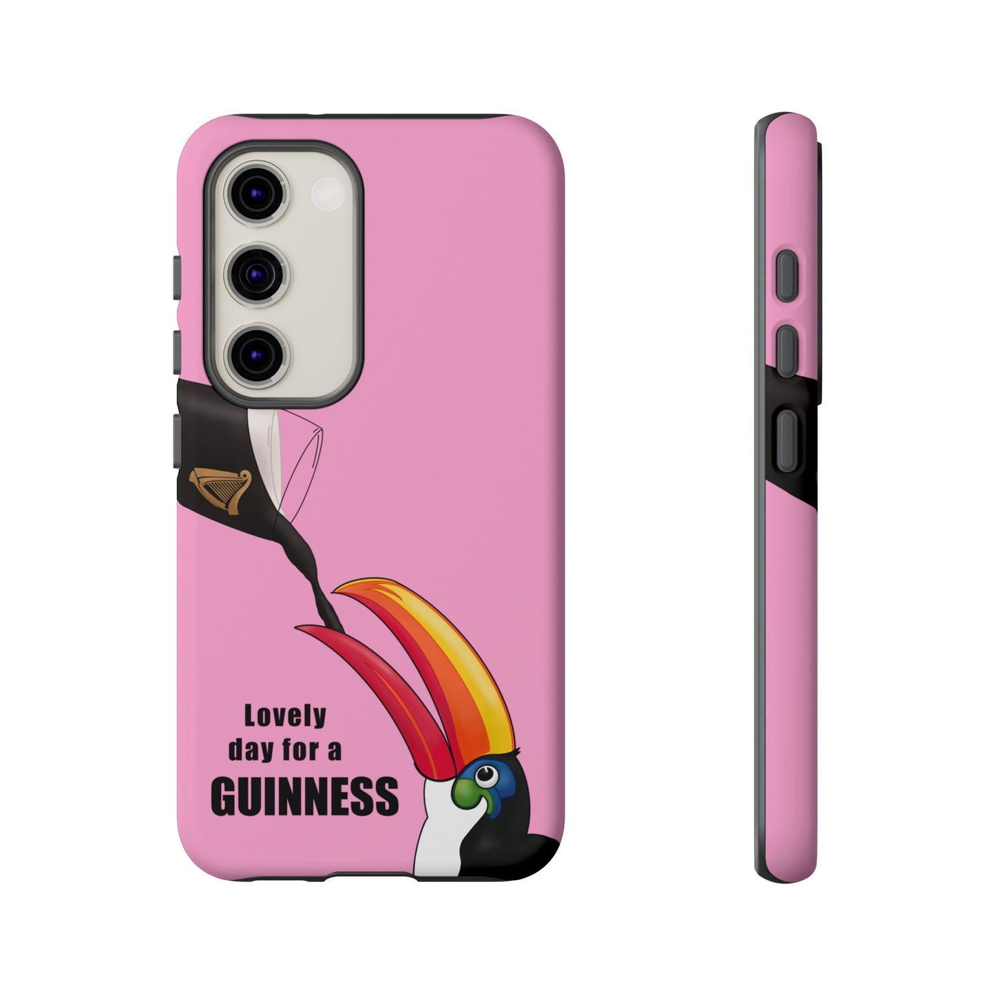 Pink Guinness Toucan Tough Irish Phone Case