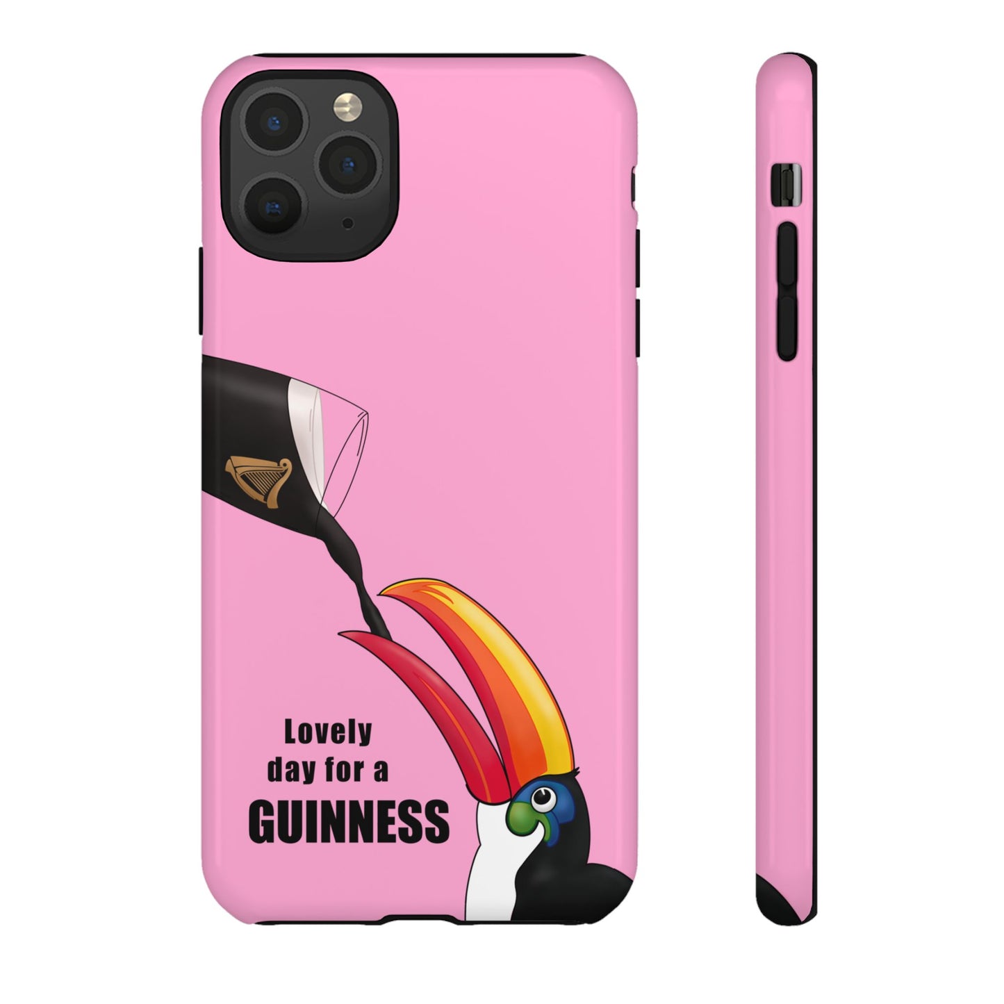 Pink Guinness Toucan Tough Irish Phone Case