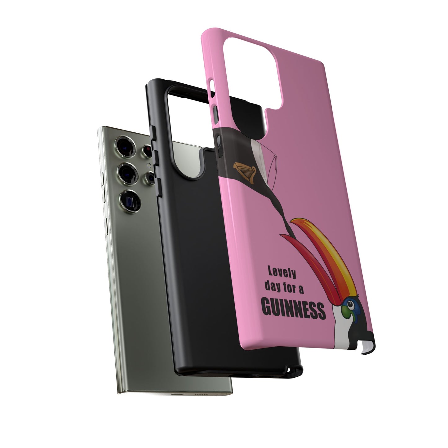 Pink Guinness Toucan Tough Irish Phone Case