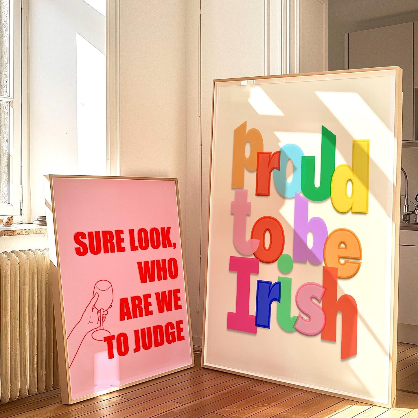 Proud to be Irish | Ireland Colourful art | Irish Print