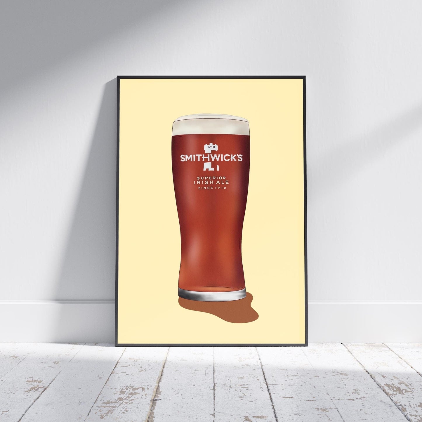 Smithwicks Red Ale Print: Irish Beer Wall Art