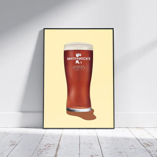 Smithwicks Red Ale Print: Irish Beer Wall Art