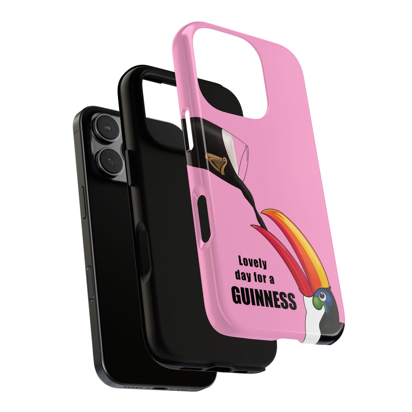Pink Guinness Toucan Tough Irish Phone Case