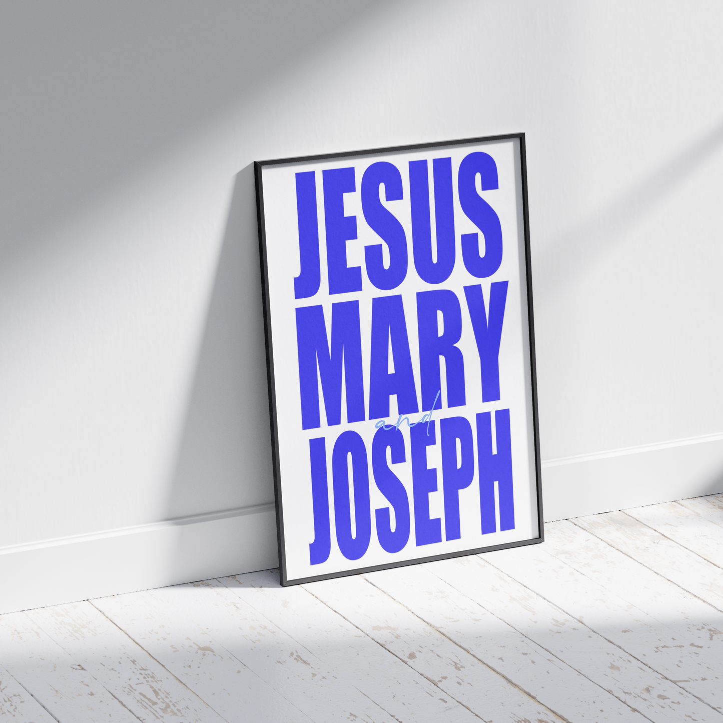 Jesus Mary and Joseph - Funny Irish Print