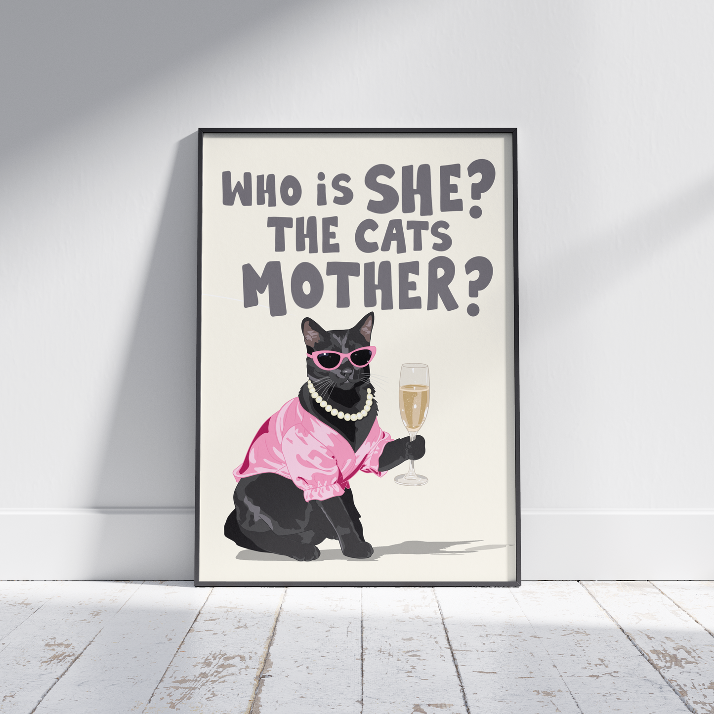 Who is She? The Cats Mother? Irish Mammy Print