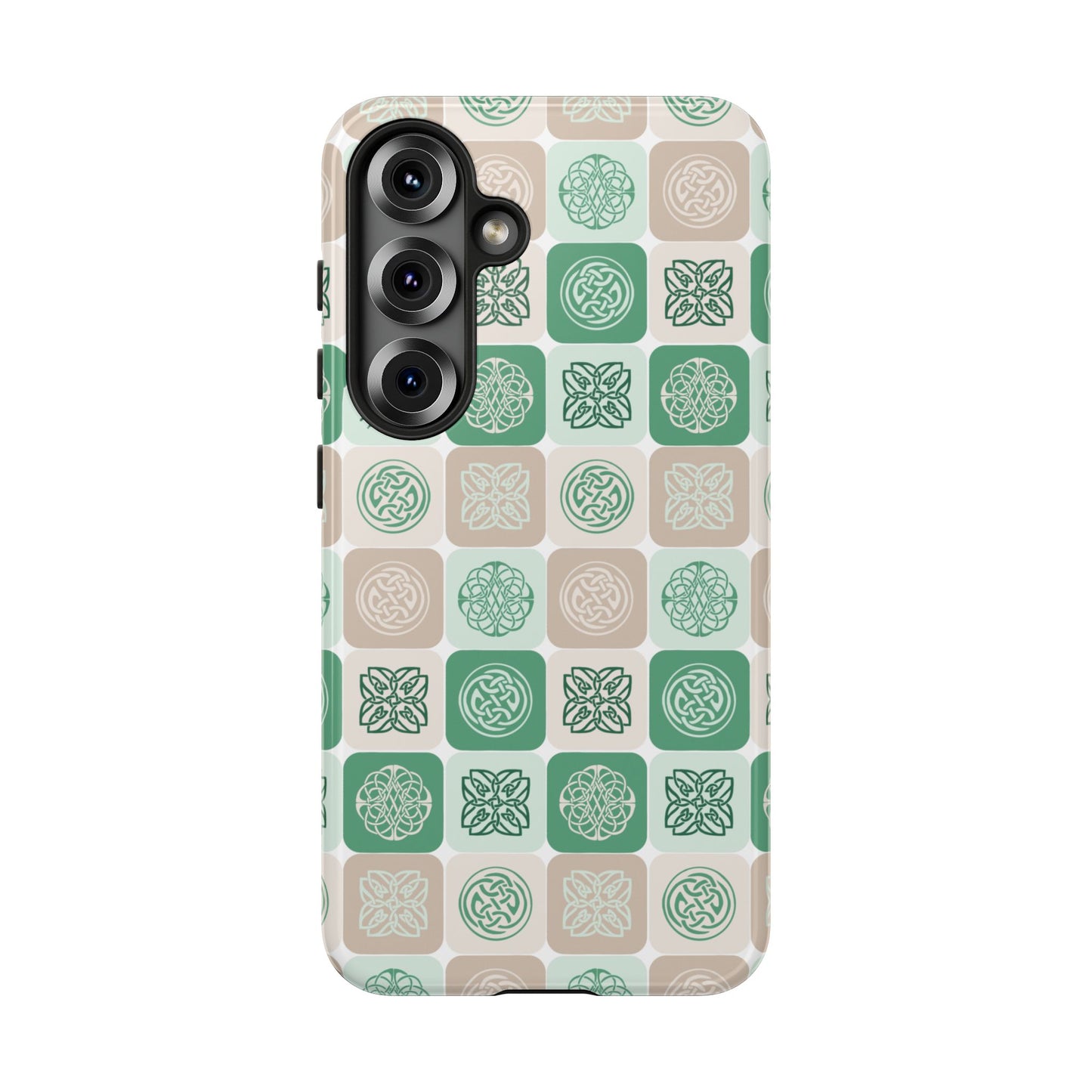 Green Celtic Irish Symbols Tough Phone Case