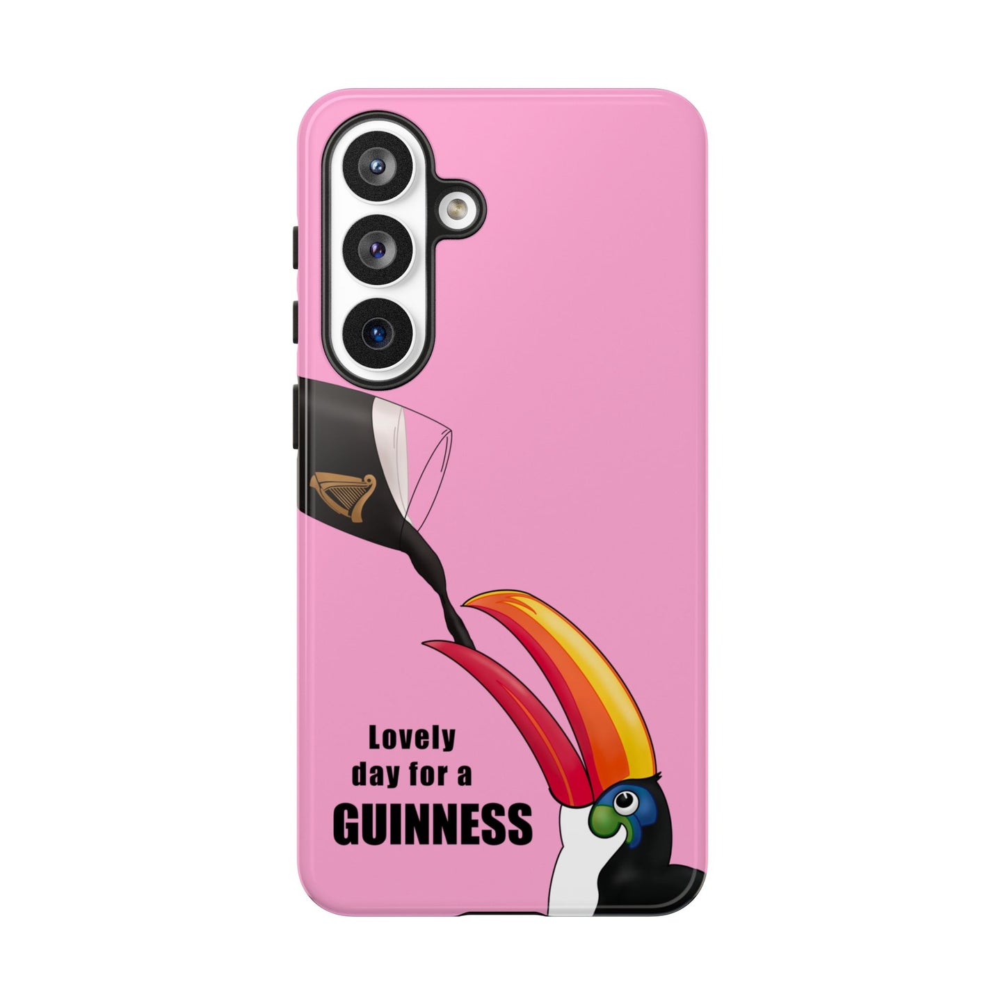 Pink Guinness Toucan Tough Irish Phone Case