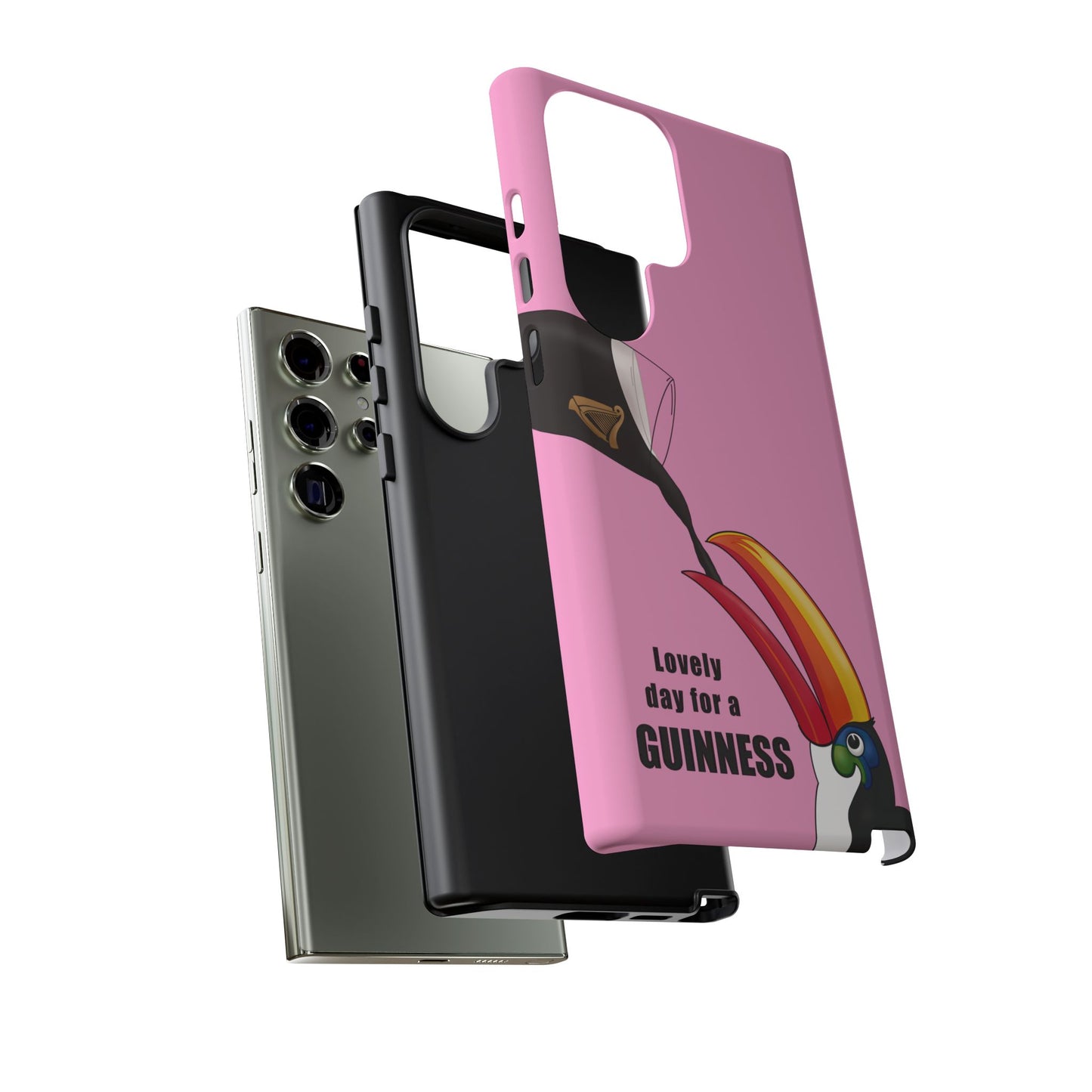 Pink Guinness Toucan Tough Irish Phone Case