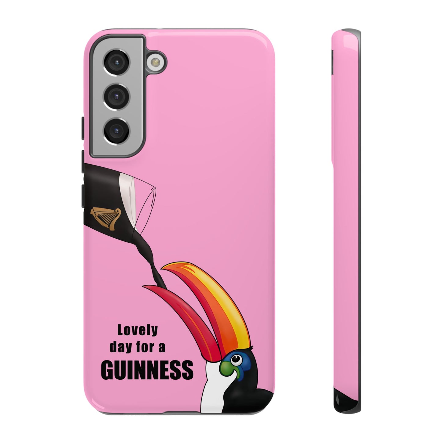 Pink Guinness Toucan Tough Irish Phone Case