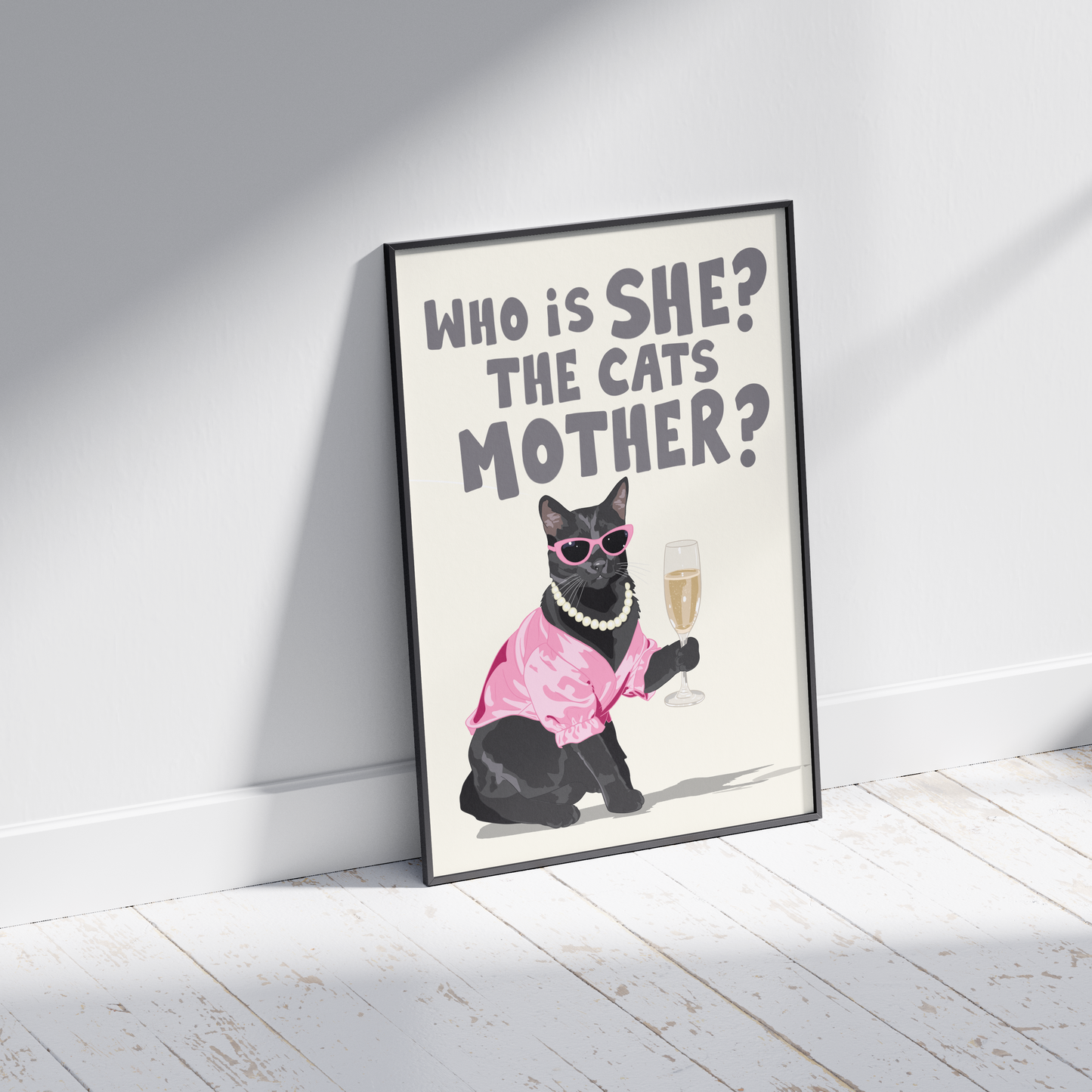 Who is She? The Cats Mother? Irish Mammy Print