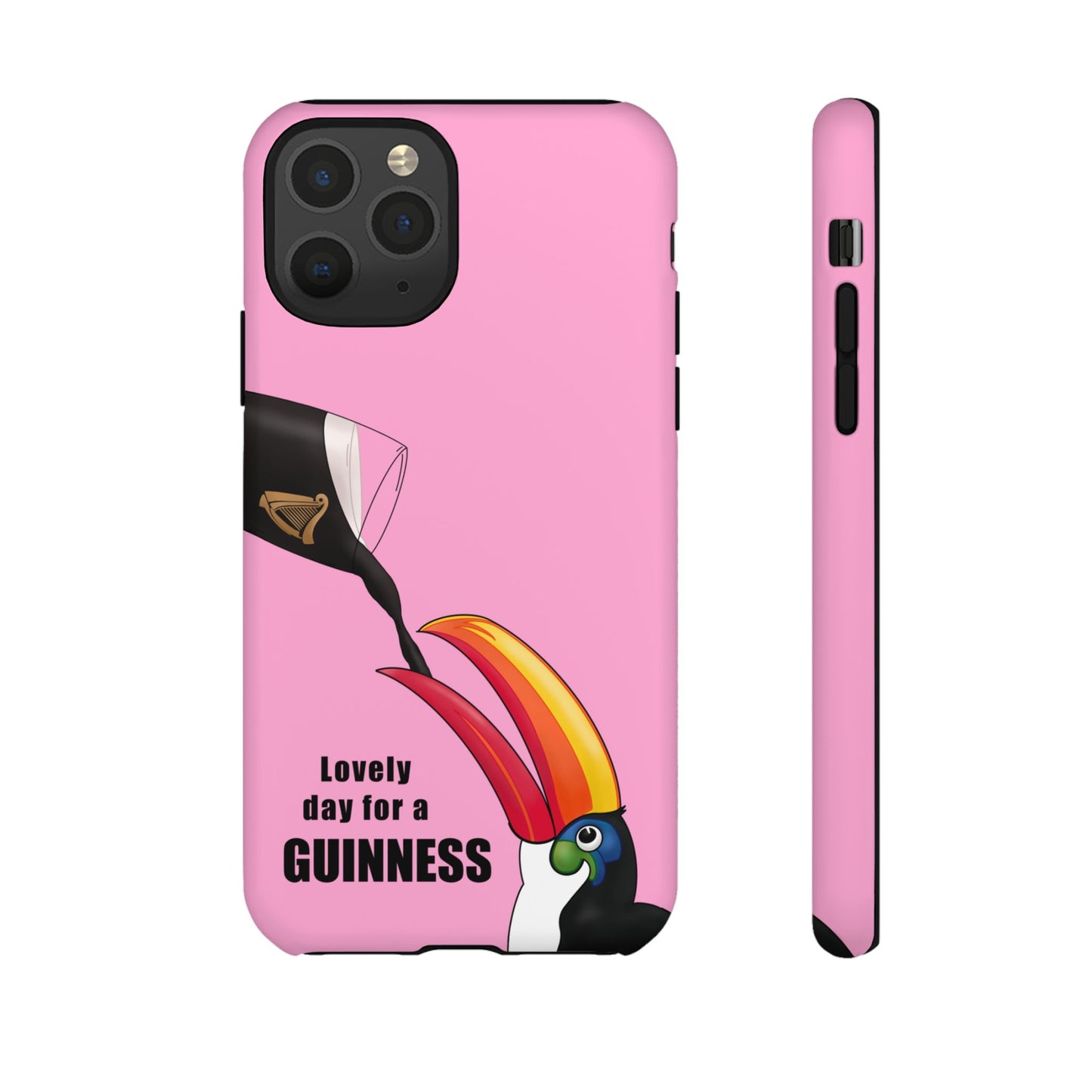 Pink Guinness Toucan Tough Irish Phone Case