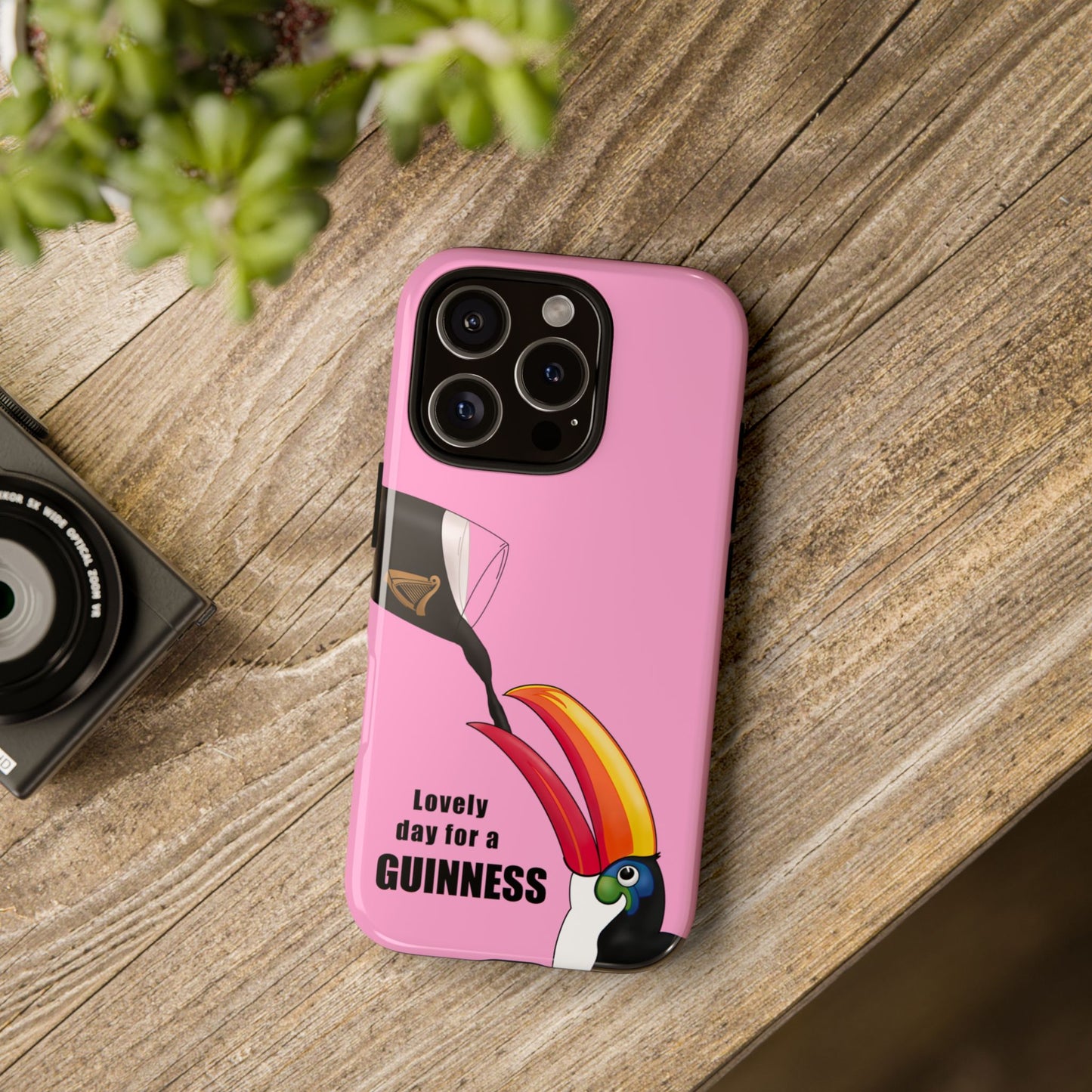 Pink Guinness Toucan Tough Irish Phone Case