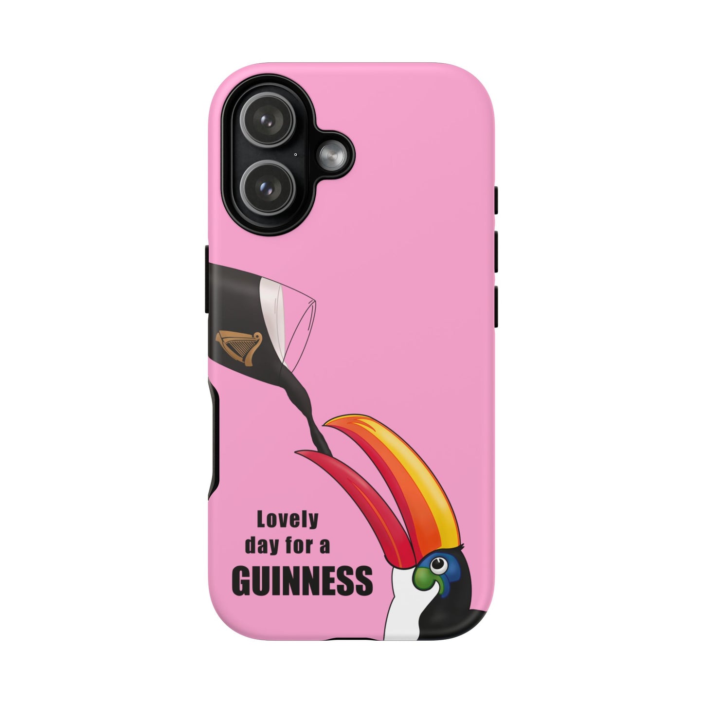 Pink Guinness Toucan Tough Irish Phone Case