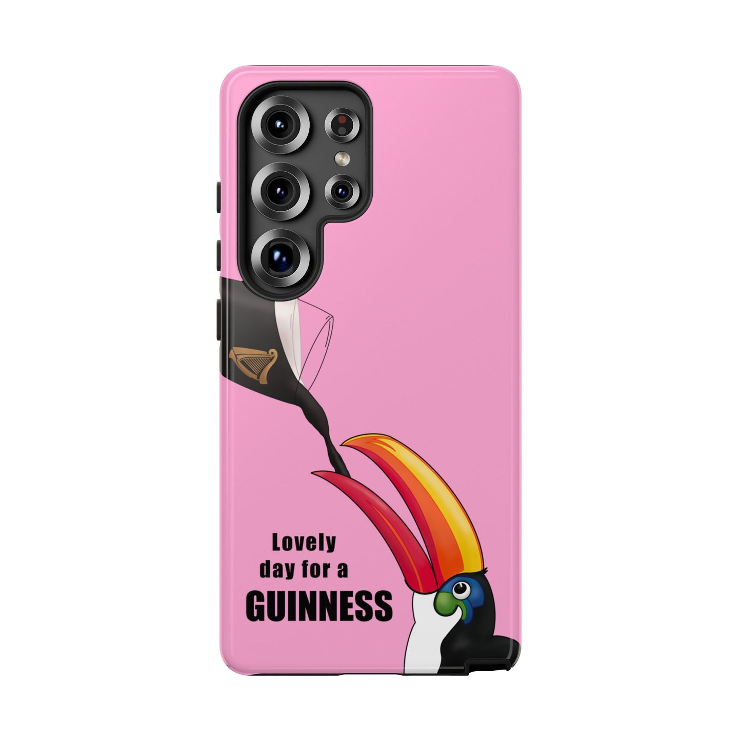 Pink Guinness Toucan Tough Irish Phone Case