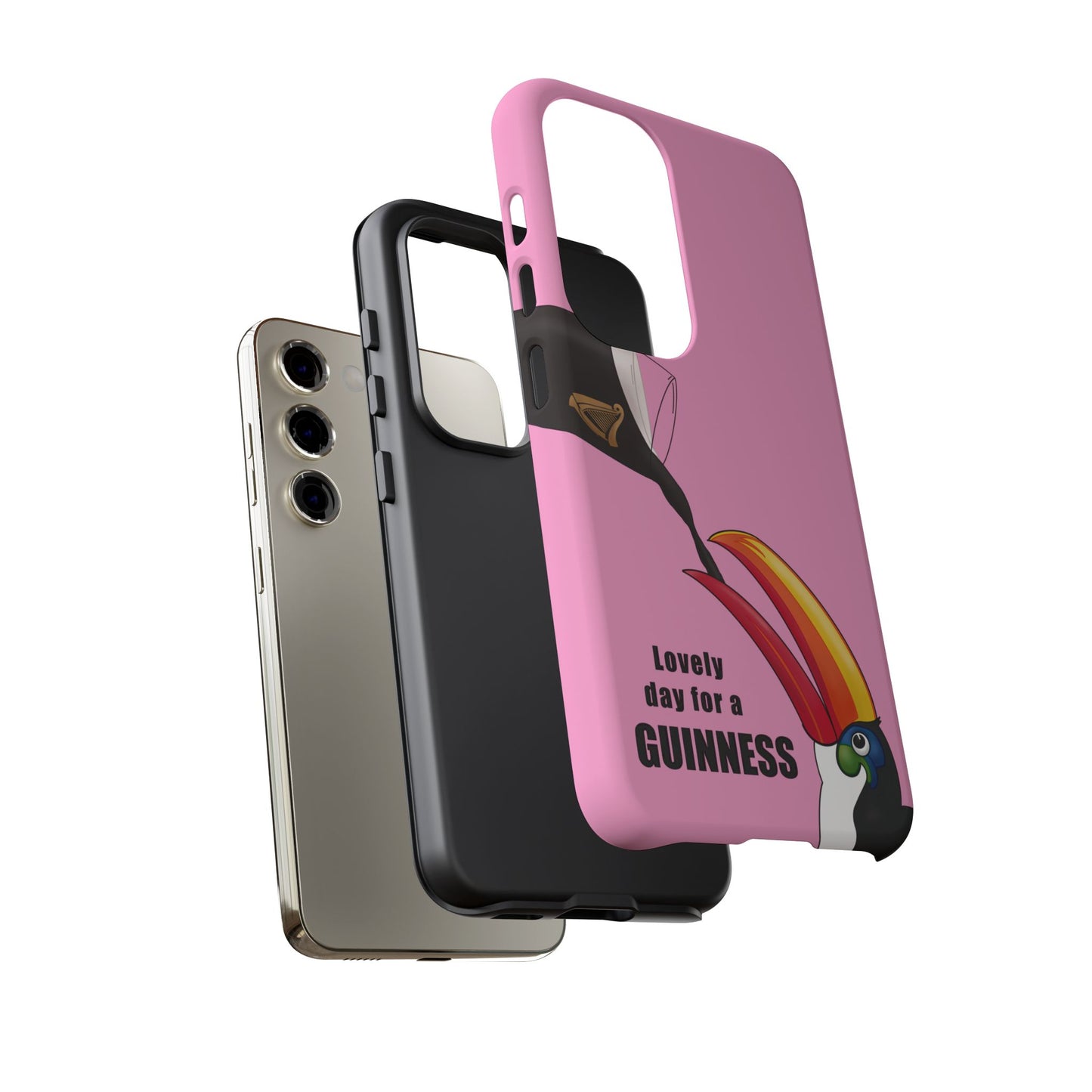 Pink Guinness Toucan Tough Irish Phone Case