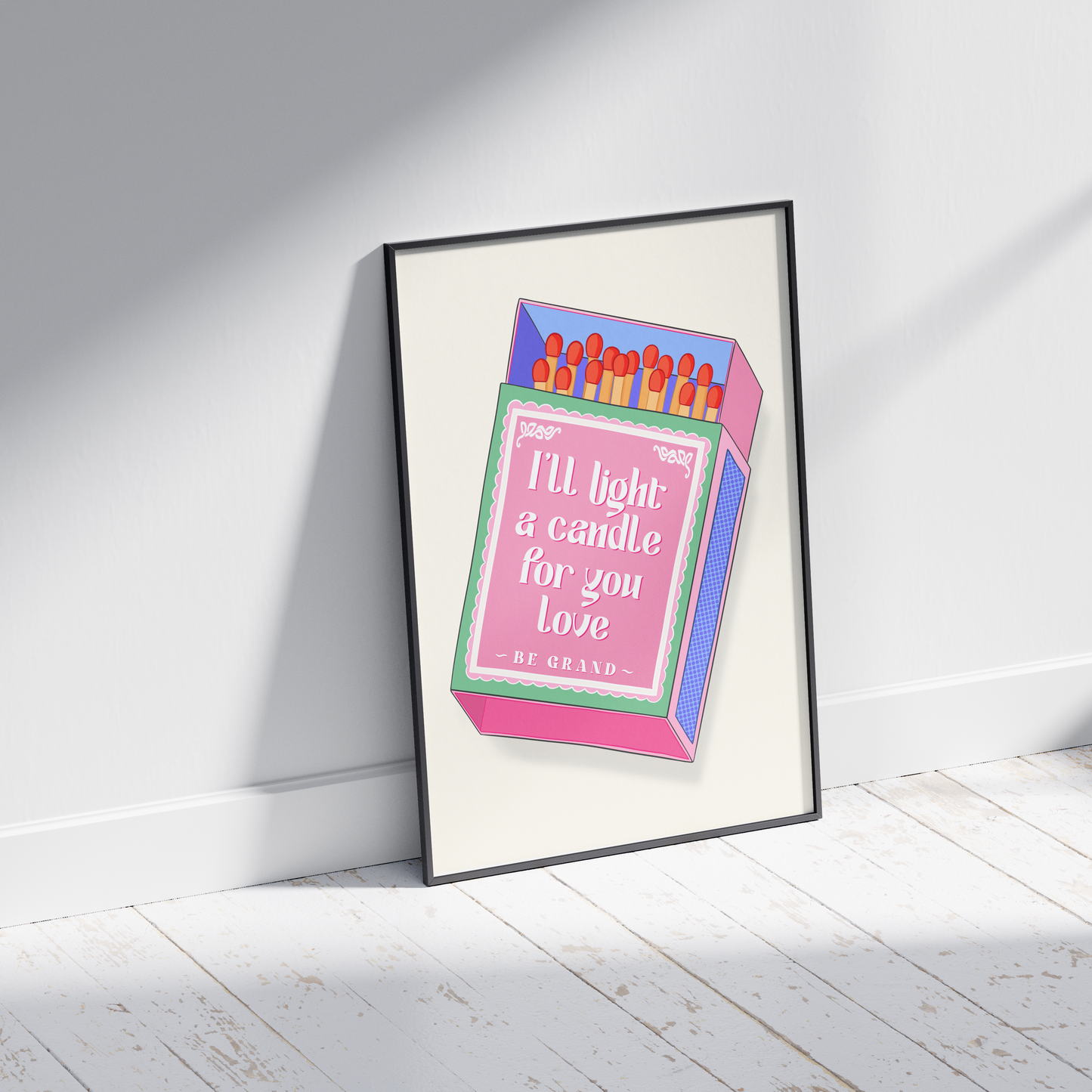 I'll Light a Candle for you Love - Be Grand | Classic Irish Mammy Print