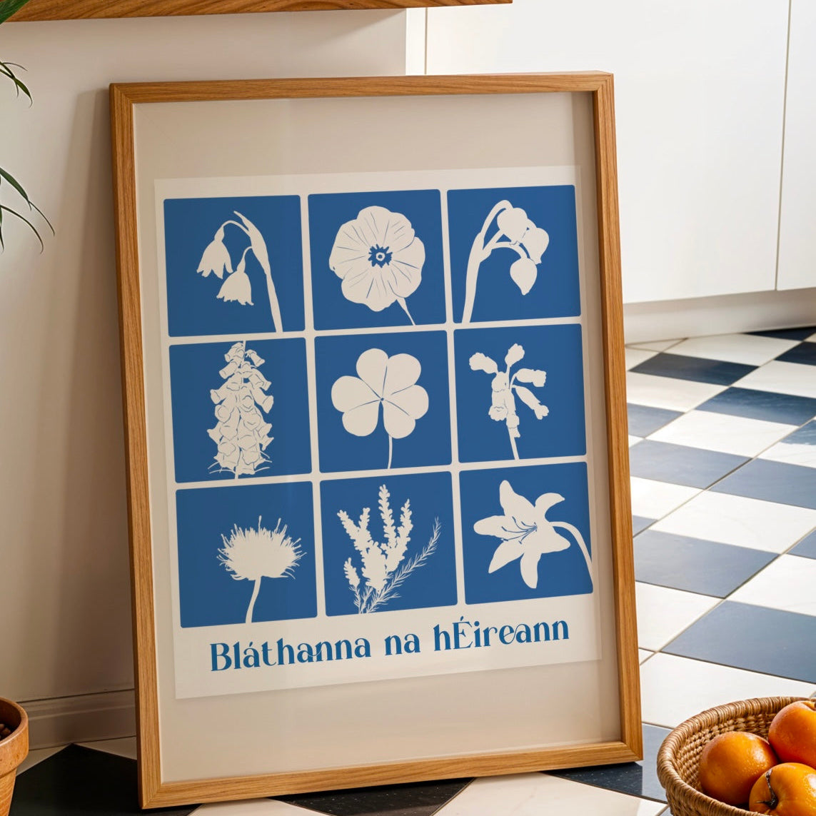 Flowers of Ireland - Bláthanna na hEireann Irish Print