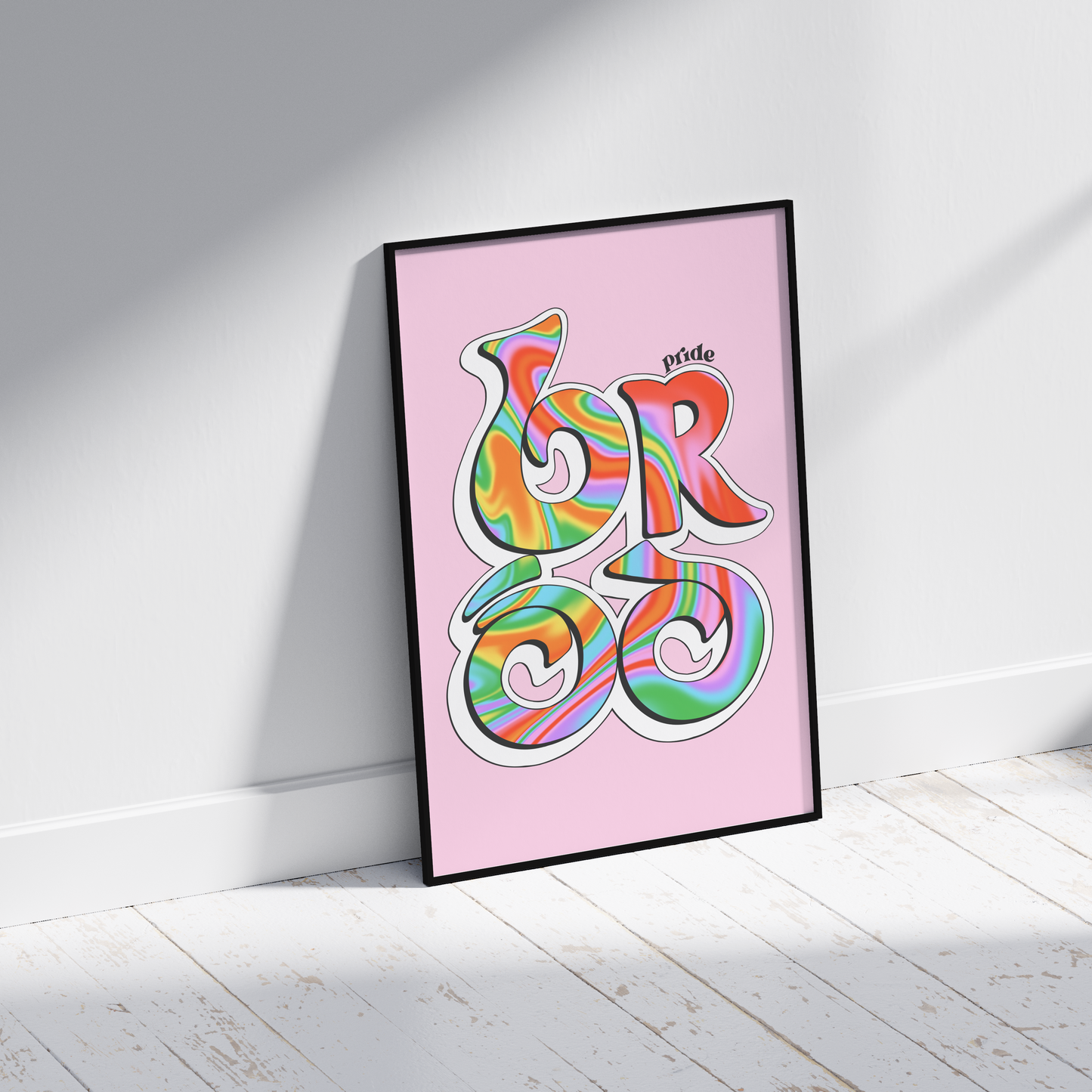 Bród - Irish Pride Print, Rainbow Art