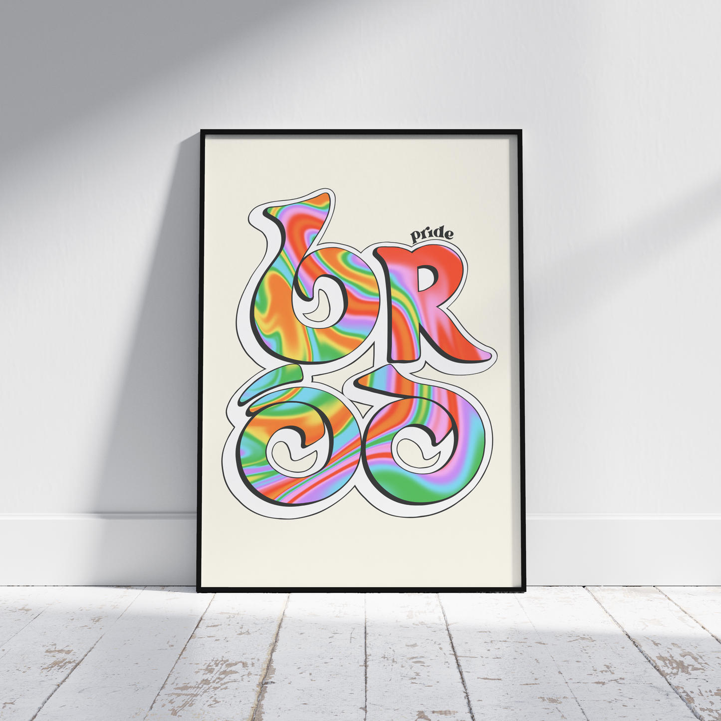 Bród - Irish Pride Print, Rainbow Art
