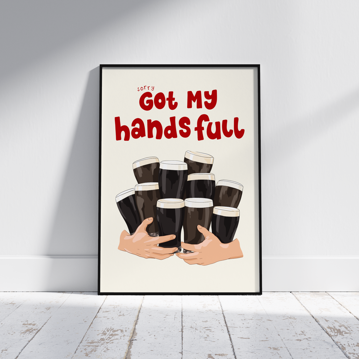 Sorry Got my Hands Full
