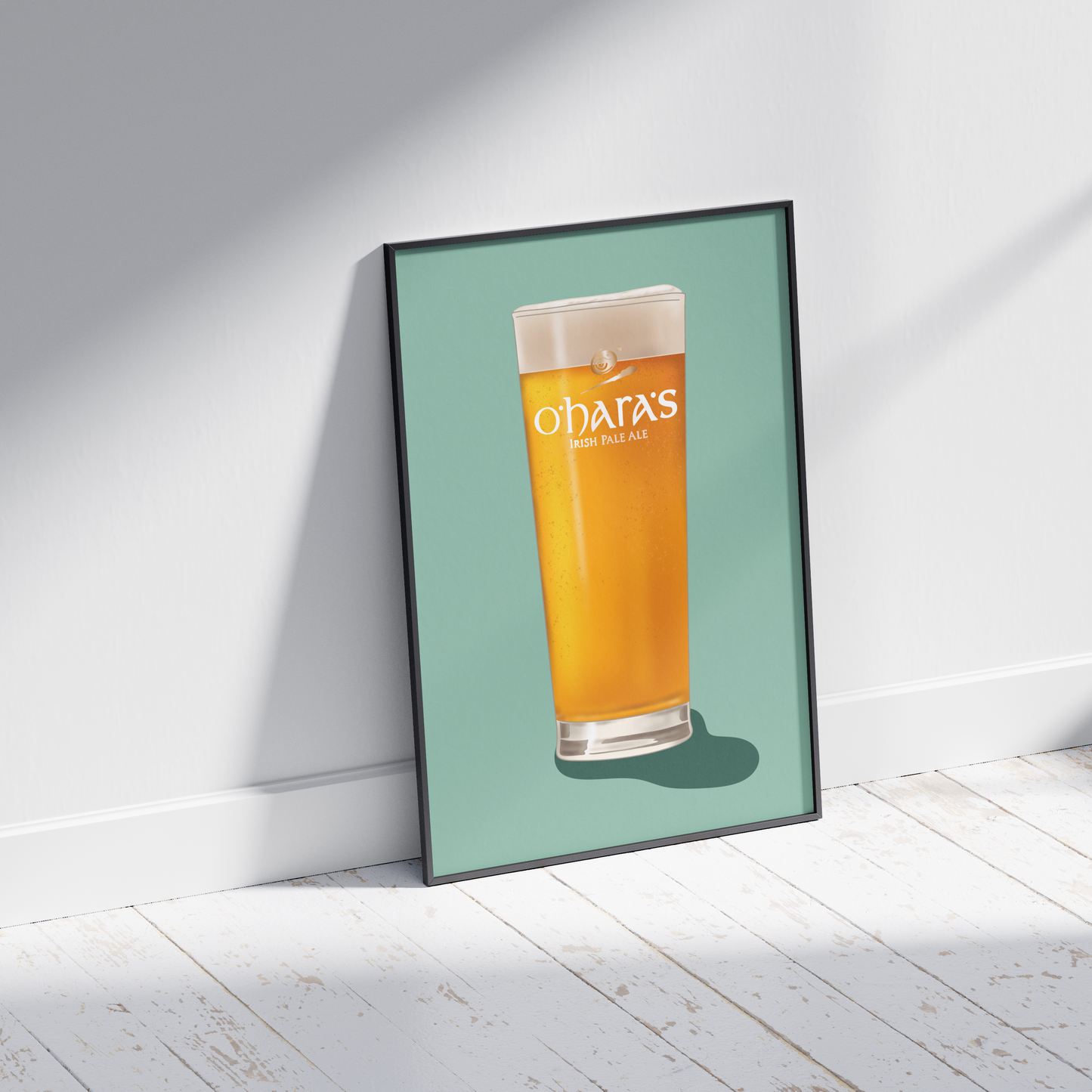 O'Hara Irish Pale Ale Pint Print - Irish Pub Print