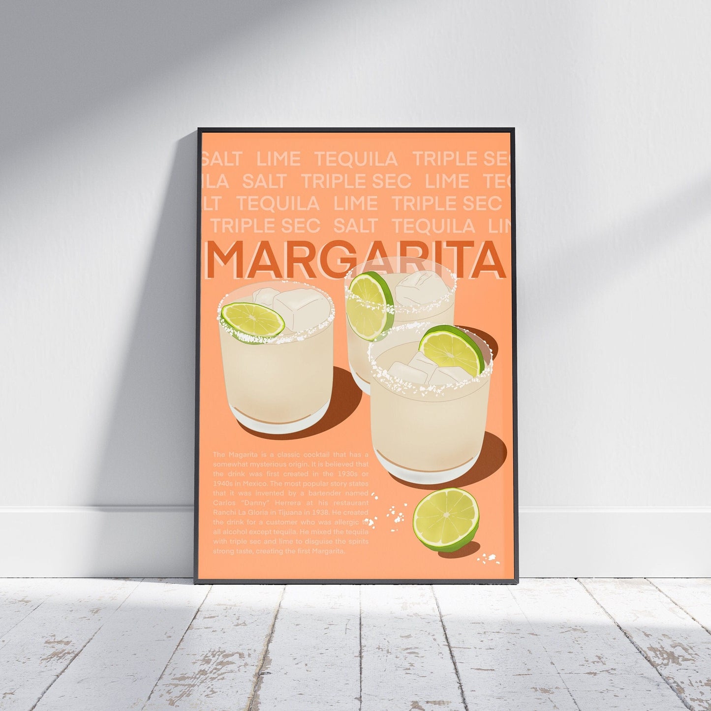 Margarita Print | Cocktail Poster available in multiple sizes