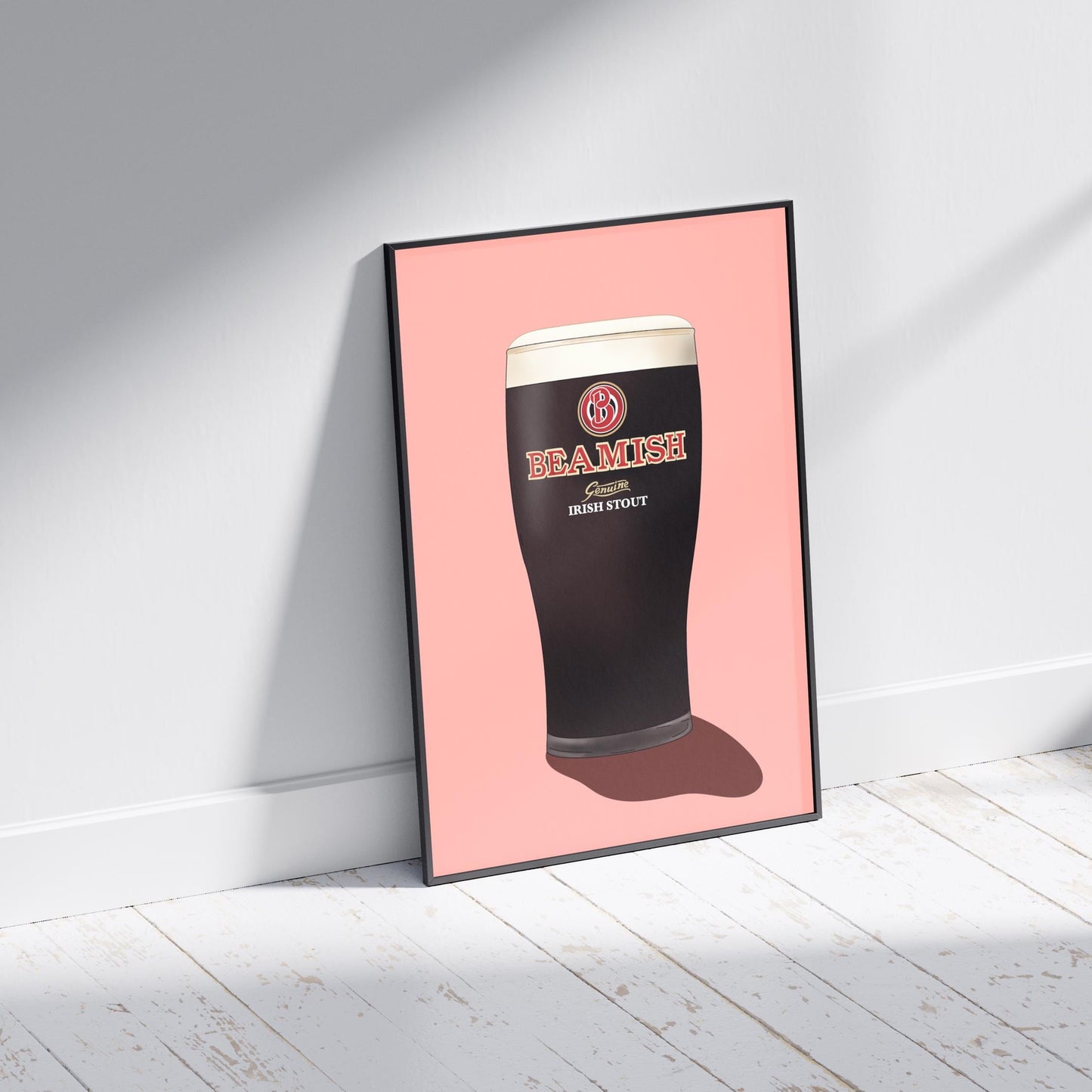 Beamish Pint available in multiple colours | Irish Stout | Irish Print