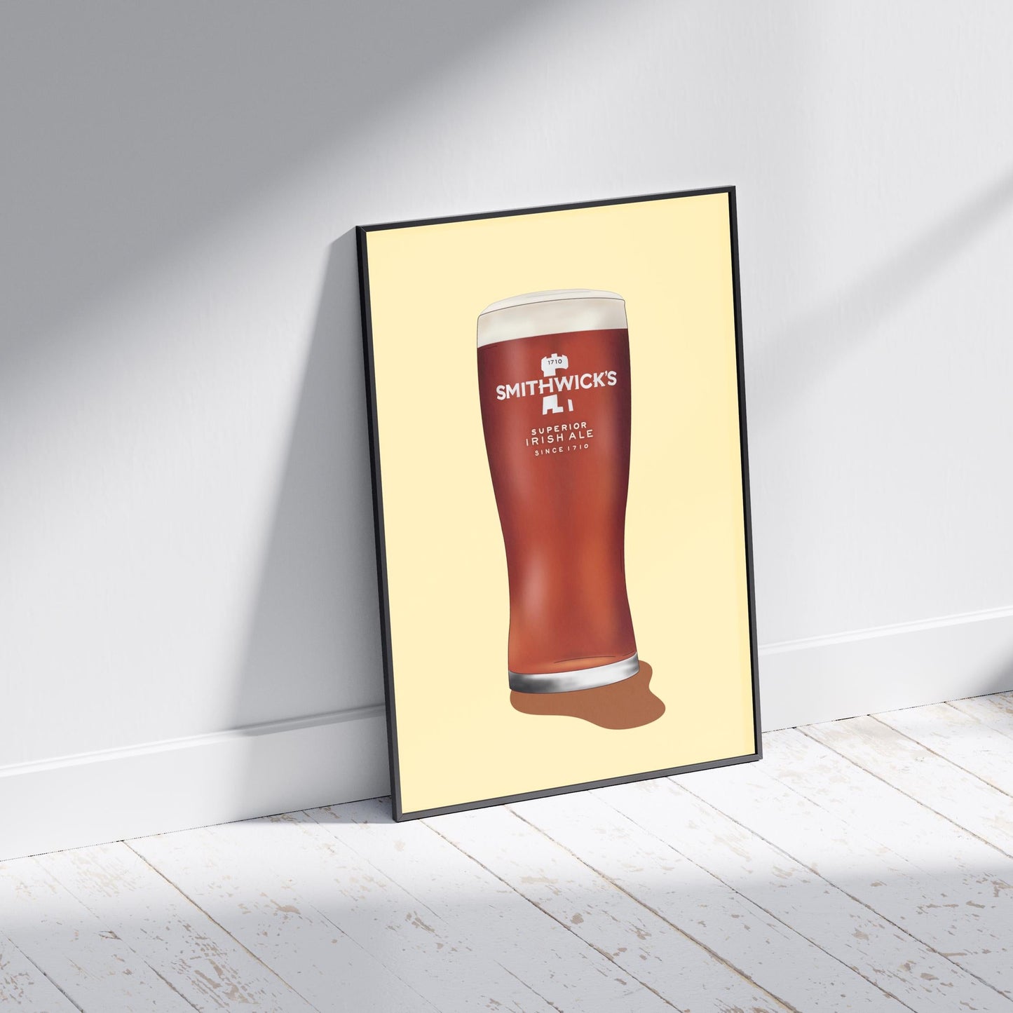 Smithwicks Red Ale Print: Irish Beer Wall Art