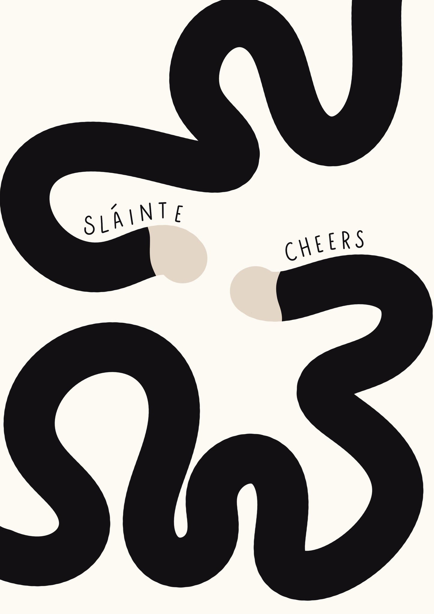 Sláinte Cheers Print: Irish Guinness Home Bar Wall Art