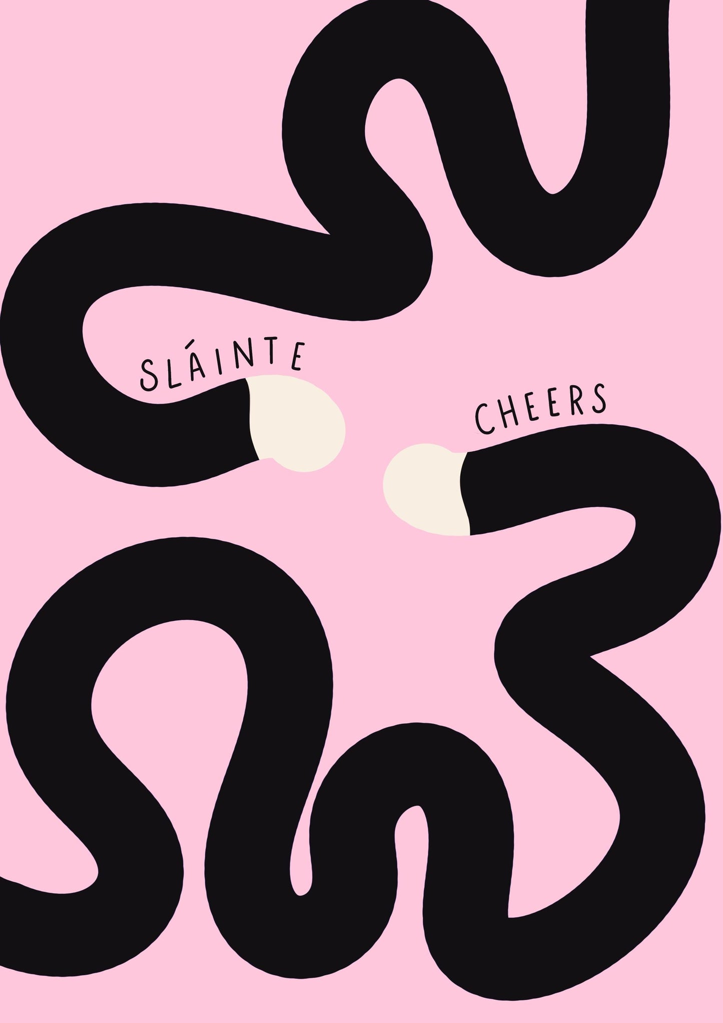 Sláinte Cheers Print: Irish Guinness Home Bar Wall Art