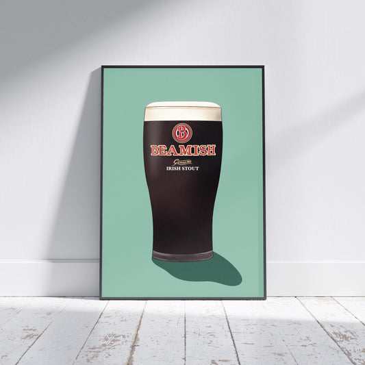 Beamish Pint available in multiple colours | Irish Stout | Irish Print
